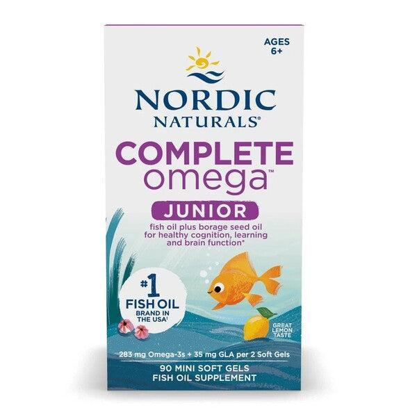 Nordic Naturals Complete Omega Junior, 283mg Lemon 90 mini softgels- Lillys Pharmacy and Health Store
