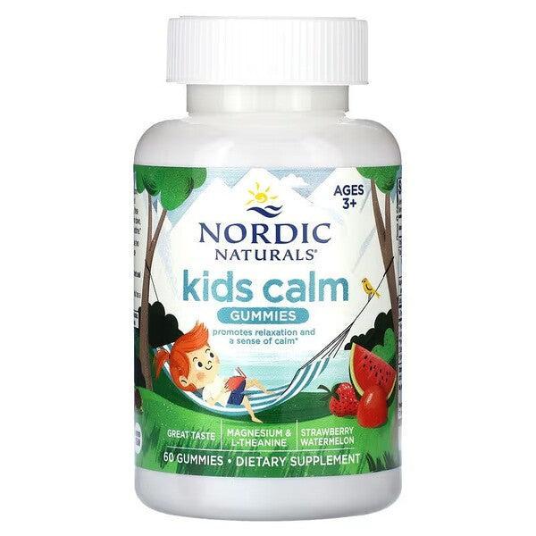 Nordic Naturals Kids Calm Gummies, Strawberry Watermelon 60 gummies- Lillys Pharmacy and Health Store