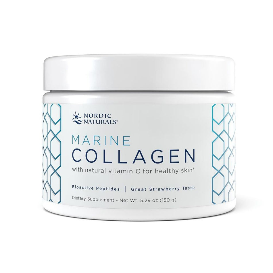 Nordic Naturals Marine Collagen, Strawberry 150g- Lillys Pharmacy and Health Store
