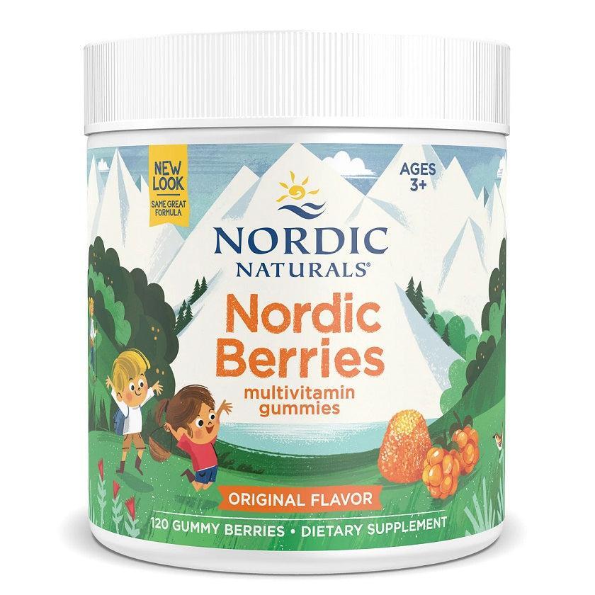 Nordic Naturals Nordic Berries Multivitamin, Original Flavor 120 gummy berries- Lillys Pharmacy and Health Store