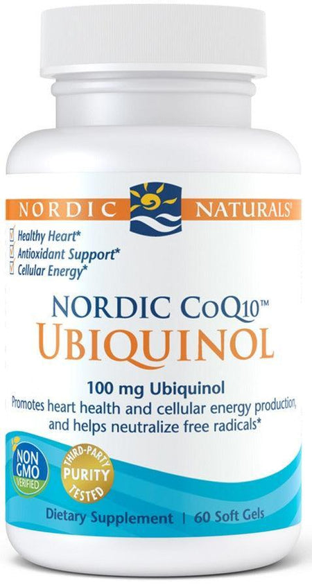 Nordic Naturals Nordic CoQ10 Ubiquinol, 100mg 60 softgels- Lillys Pharmacy and Health Store