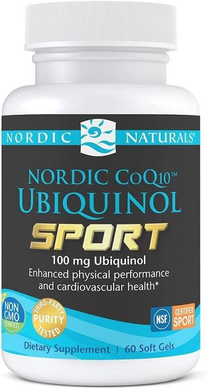 Nordic Naturals Nordic CoQ10 Ubiquinol Sport, 100mg 60 softgels- Lillys Pharmacy and Health Store