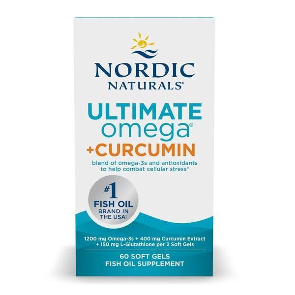 Nordic Naturals Omega Curcumin, 1200mg 60 softgels- Lillys Pharmacy and Health Store