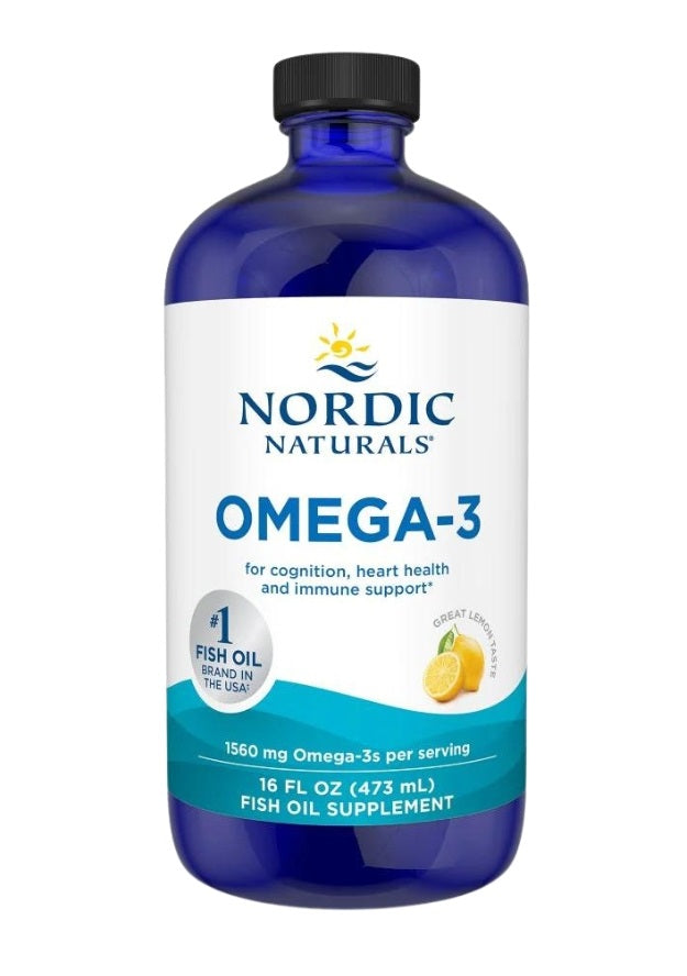 Nordic Naturals Omega3, 1560mg Lemon 473 ml- Lillys Pharmacy and Health Store