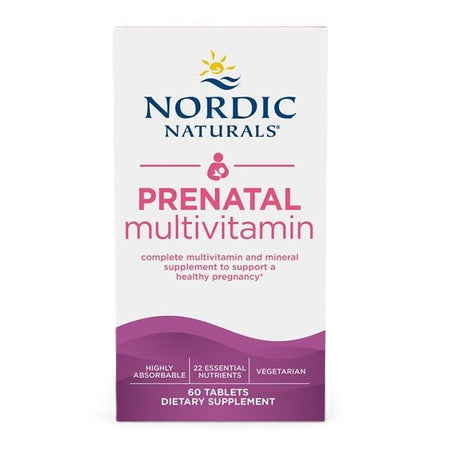 Nordic Naturals Prenatal Multivitamin 60 tablets- Lillys Pharmacy and Health Store