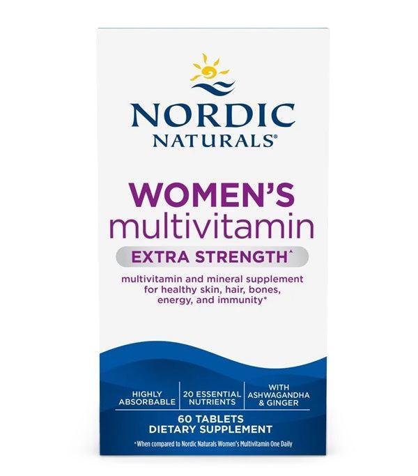 Nordic Naturals Women's Multivitamin Extra Strength 60 tablets- Lillys Pharmacy and Health Store