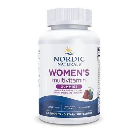 Nordic Naturals Women's Multivitamin Gummies, Mixed Berry 60 gummies- Lillys Pharmacy and Health Store