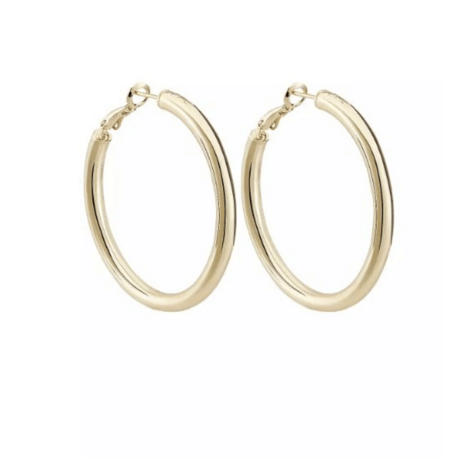 Not Yer Average 2.0 Hoop Earrings Gold- Lillys Pharmacy and Health Store
