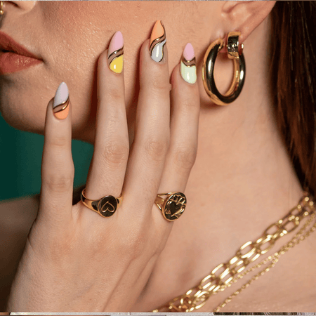 Not Yer Average Hoop Earrings Gold- Lillys Pharmacy and Health Store