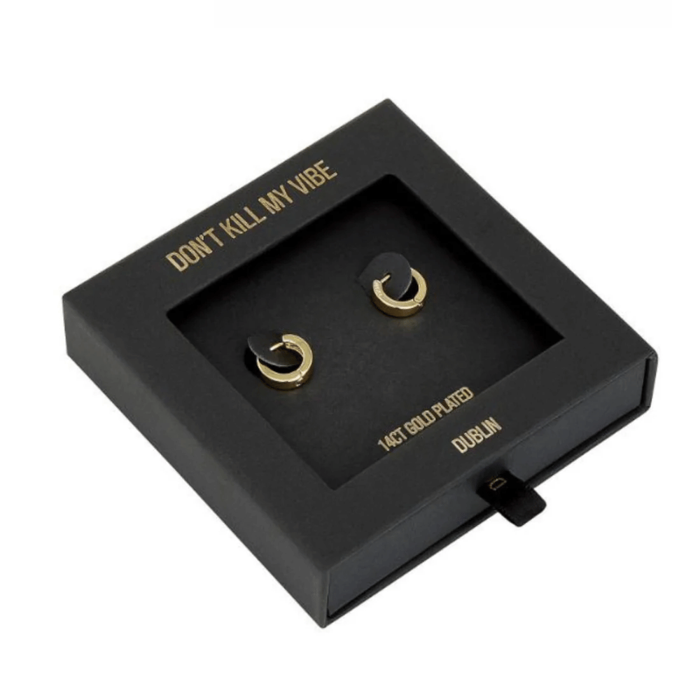 Not Yer Average Mini Hoop Earrings Gold- Lillys Pharmacy and Health Store