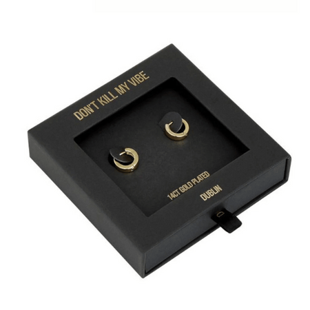 Not Yer Average Mini Hoop Earrings Gold- Lillys Pharmacy and Health Store