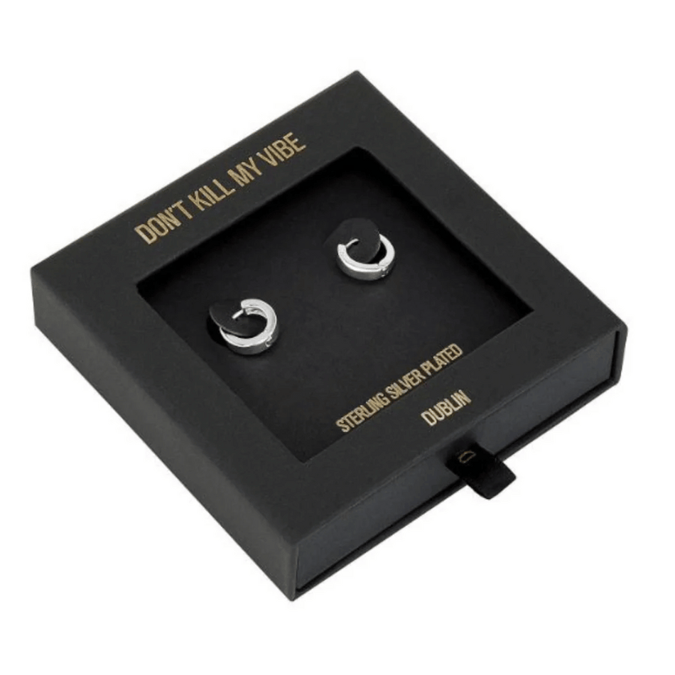 Not Yer Average Mini Hoop Earrings Silver- Lillys Pharmacy and Health Store