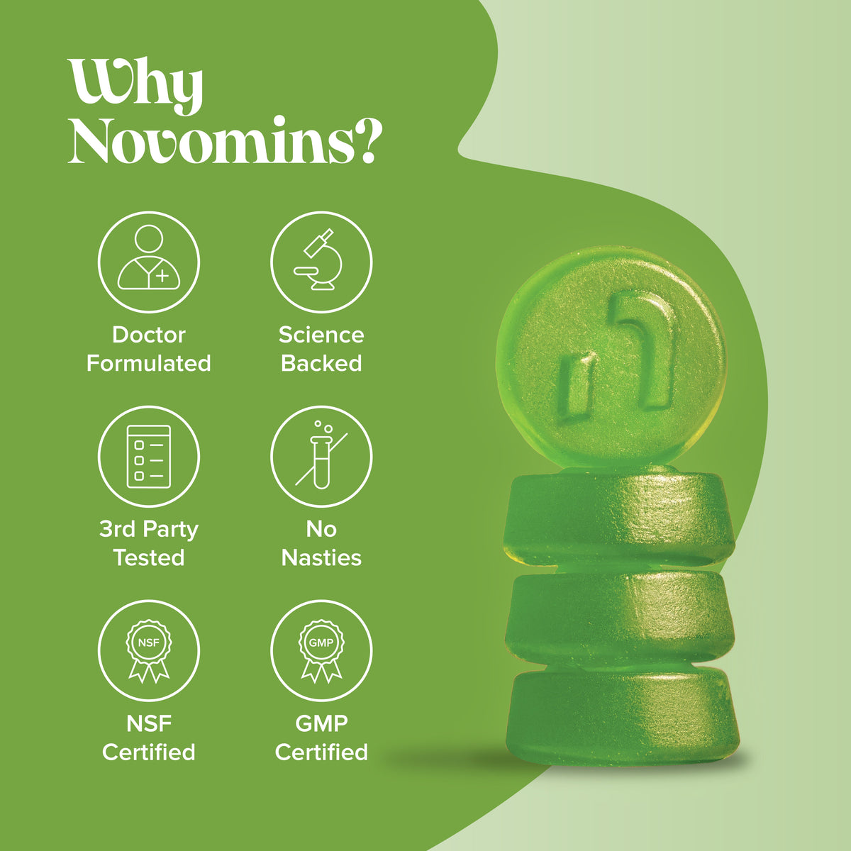 Novomins Apple Cider Vinegar Gummies- Lillys Pharmacy and Health Store