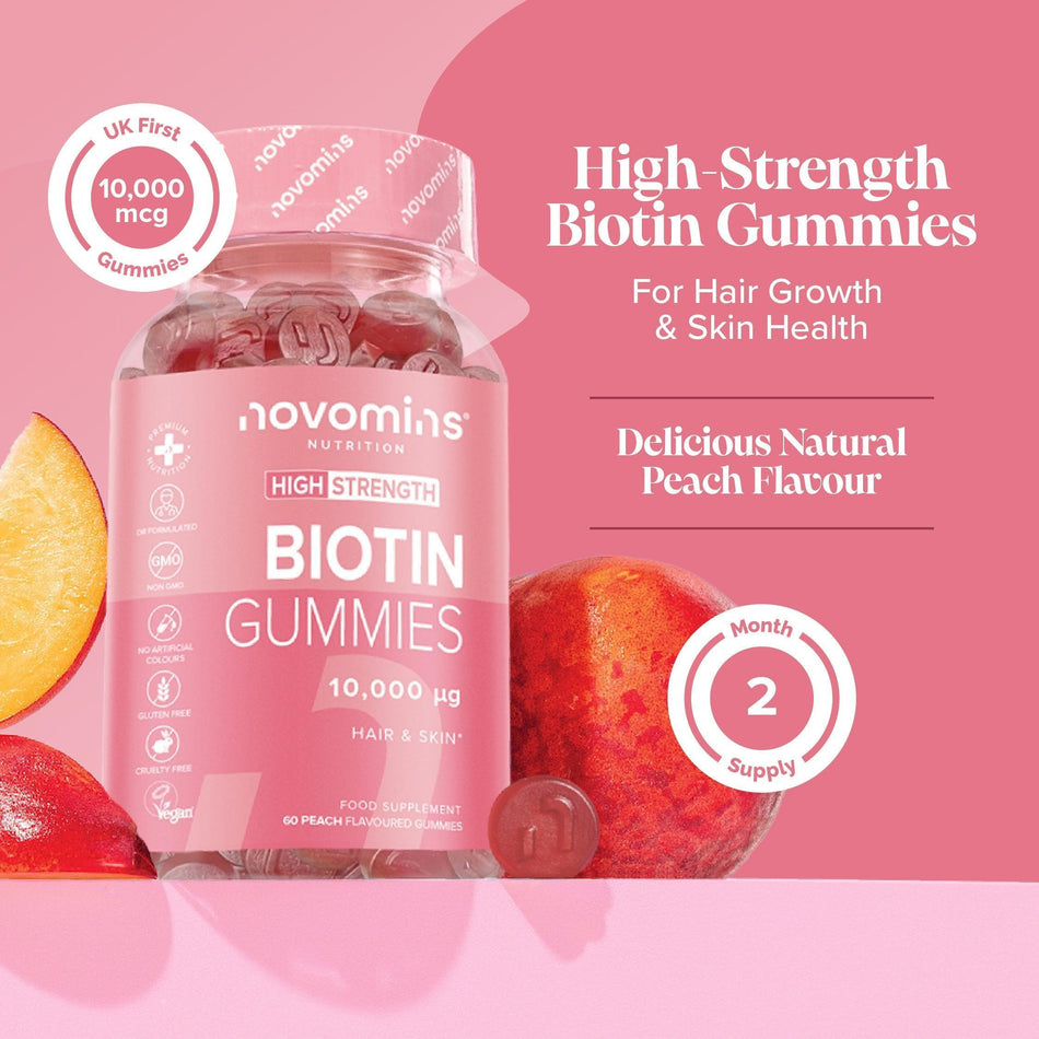 Novomins Biotin Gummies- Lillys Pharmacy and Health Store