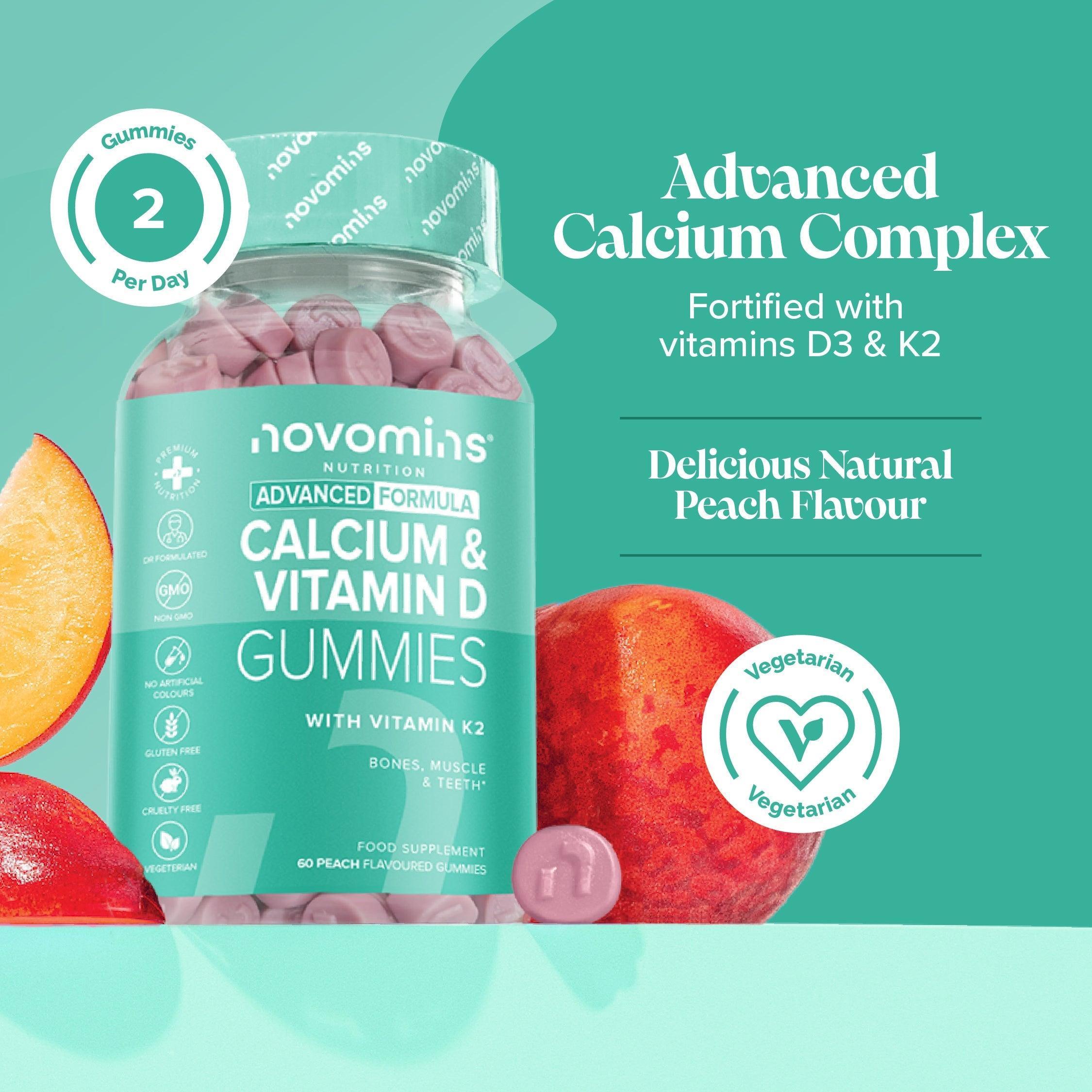 Novomins Calcium and Vitamin D Gummies- Lillys Pharmacy and Health Store