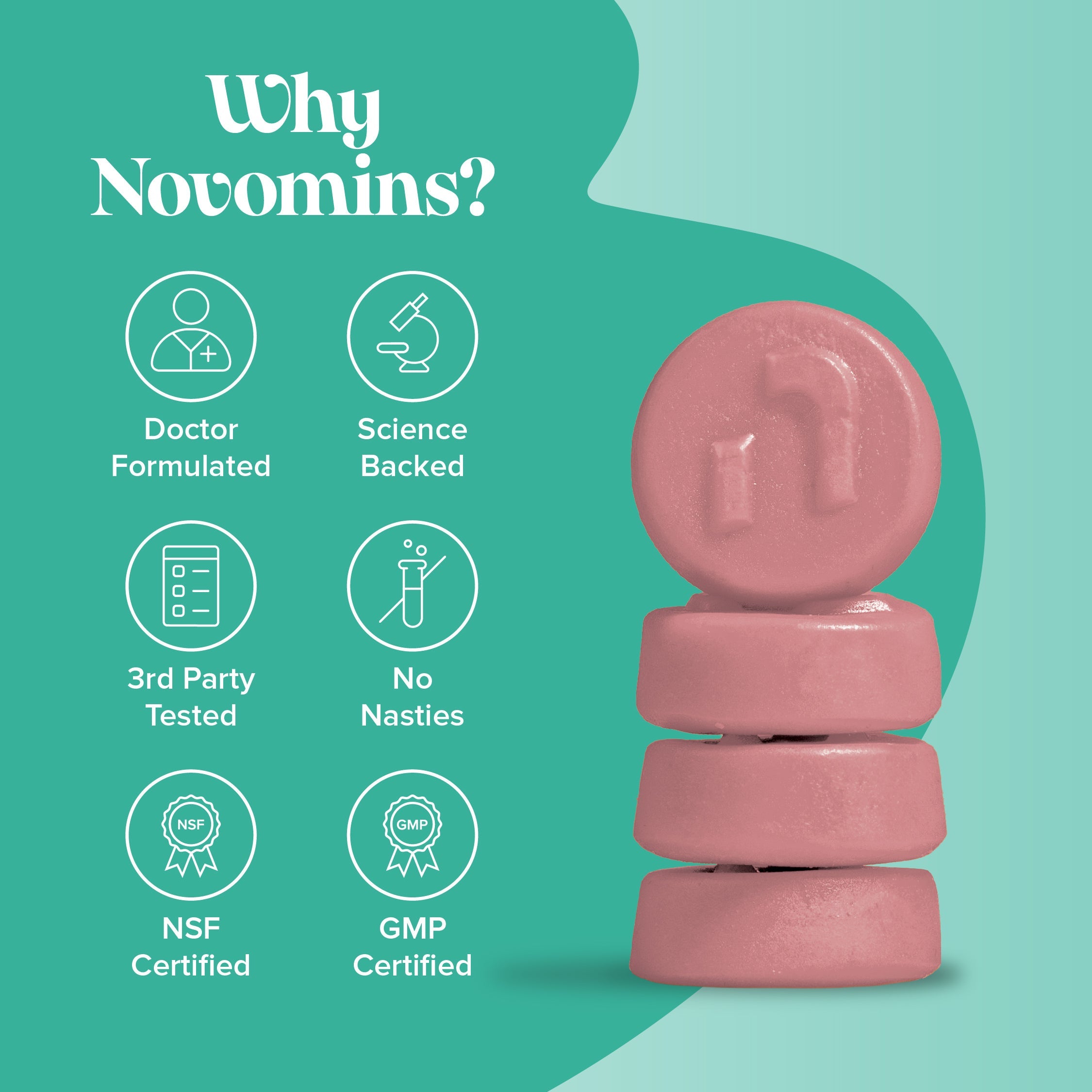 Novomins Calcium and Vitamin D Gummies- Lillys Pharmacy and Health Store
