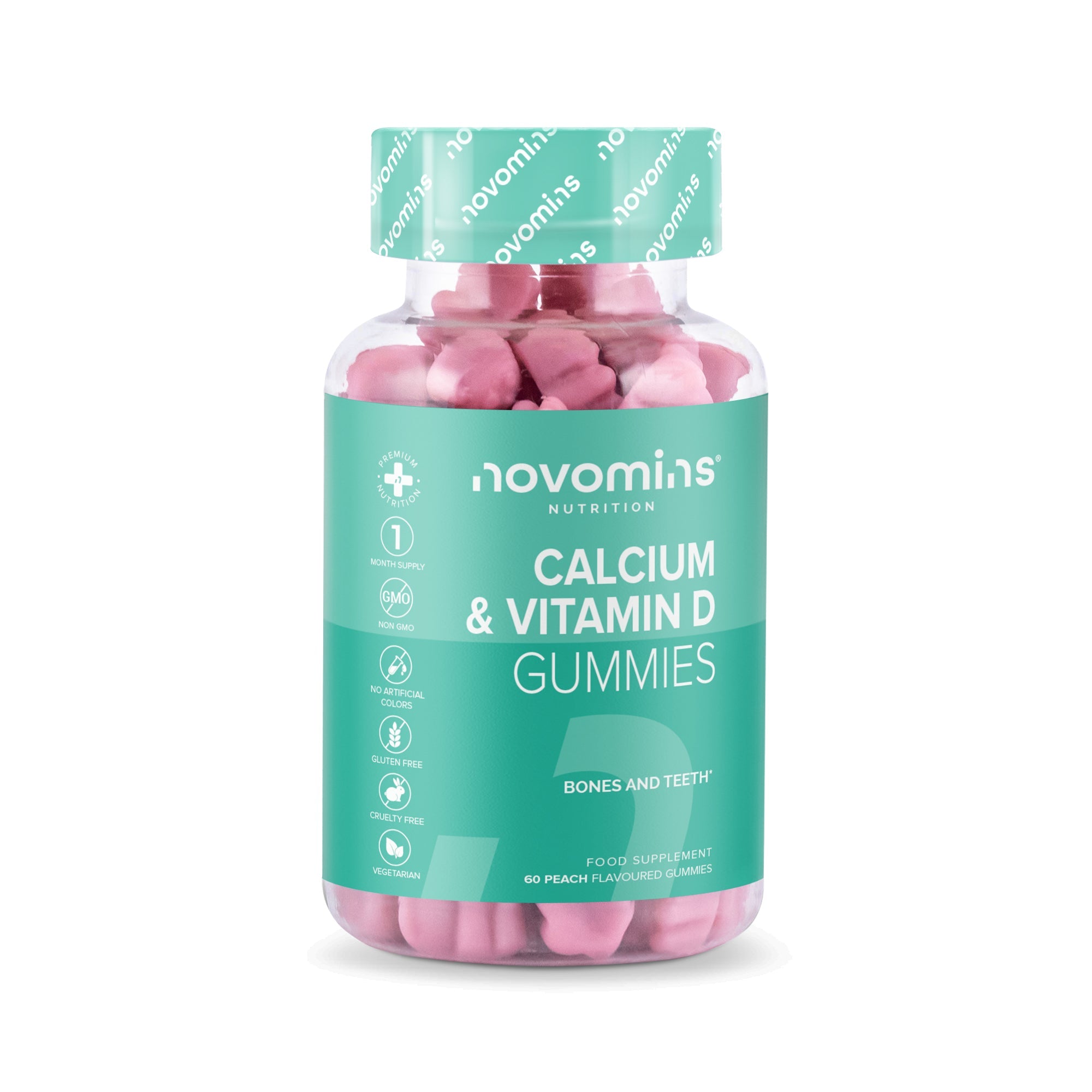 Novomins Calcium and Vitamin D Gummies- Lillys Pharmacy and Health Store