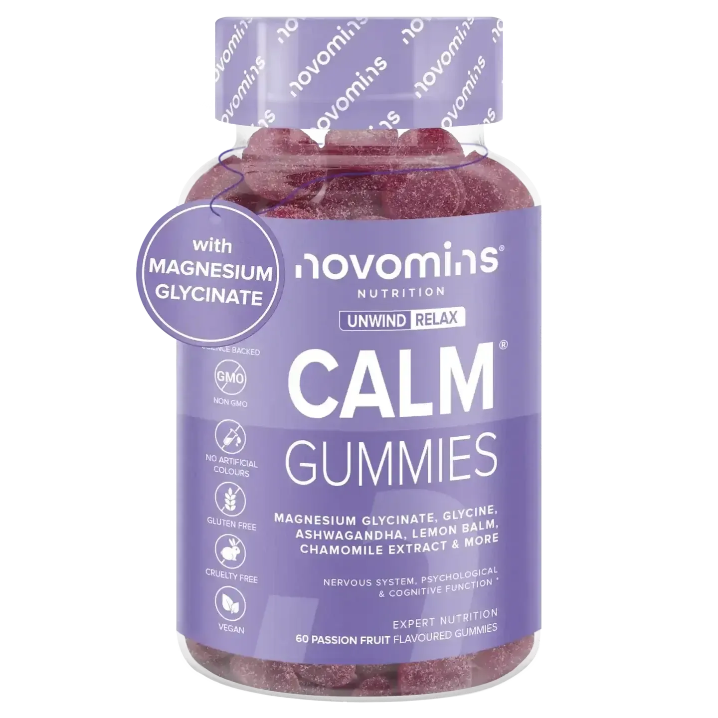 Novomins Calm Gummies- Lillys Pharmacy and Health Store