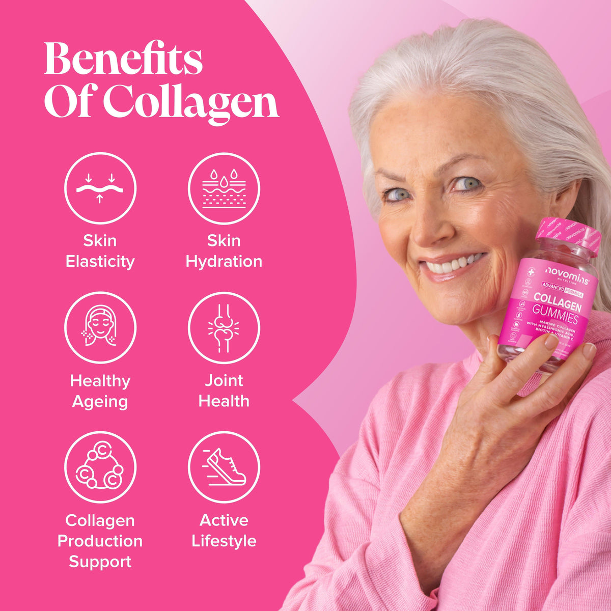 Novomins Collagen Gummies- Lillys Pharmacy and Health Store