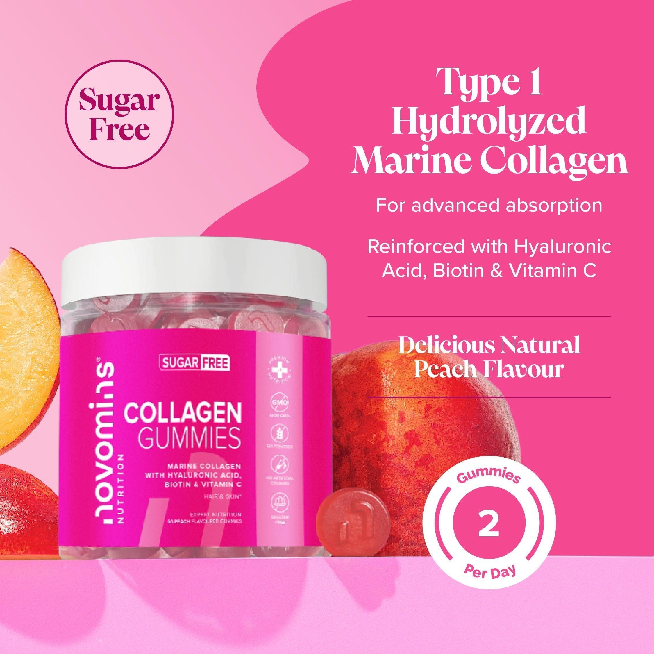 Novomins Collagen Sugar-Free Gummies- Lillys Pharmacy and Health Store