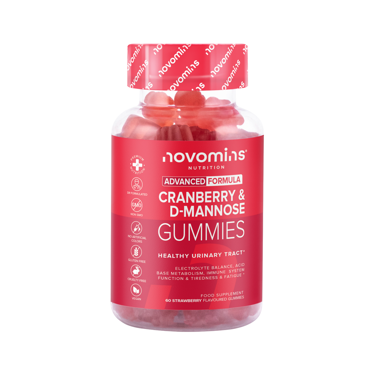 Novomins Cranberry & D Mannose Gummies- Lillys Pharmacy and Health Store