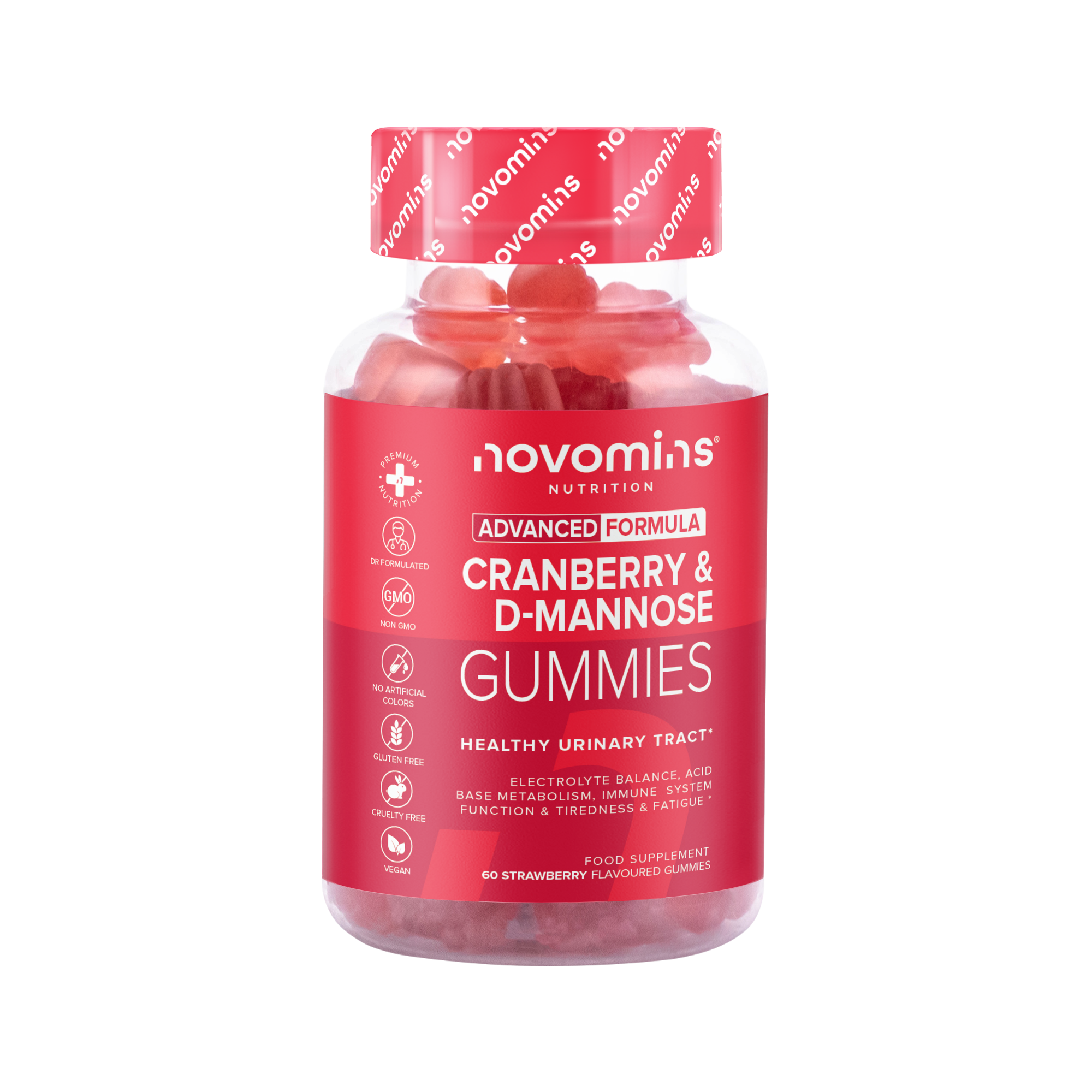 Novomins Cranberry & D Mannose Gummies- Lillys Pharmacy and Health Store