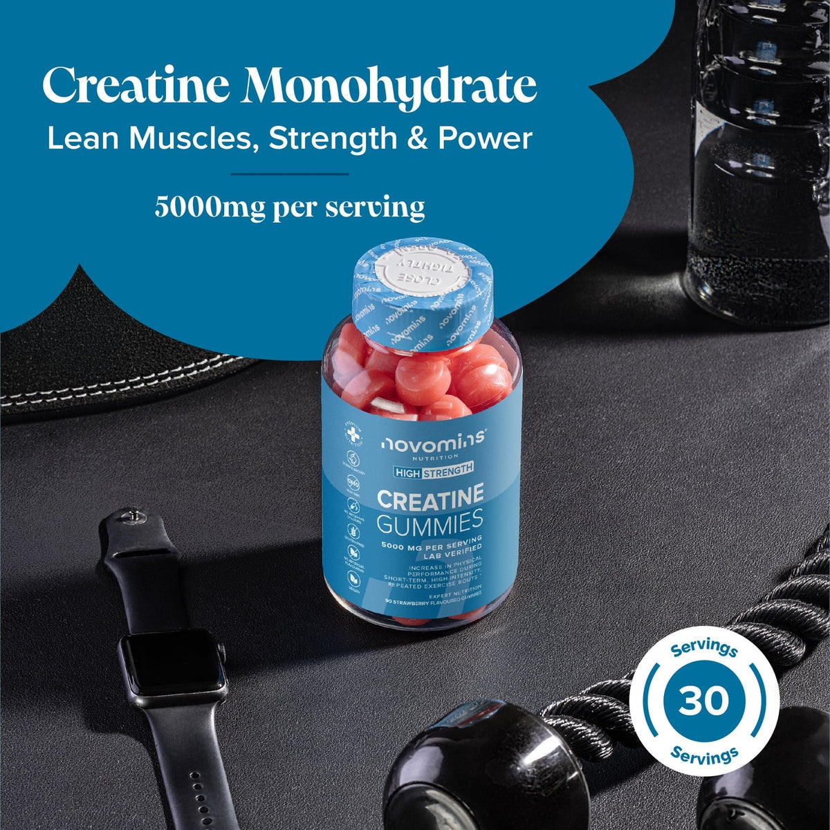 Novomins Creatine Gummies- Lillys Pharmacy and Health Store