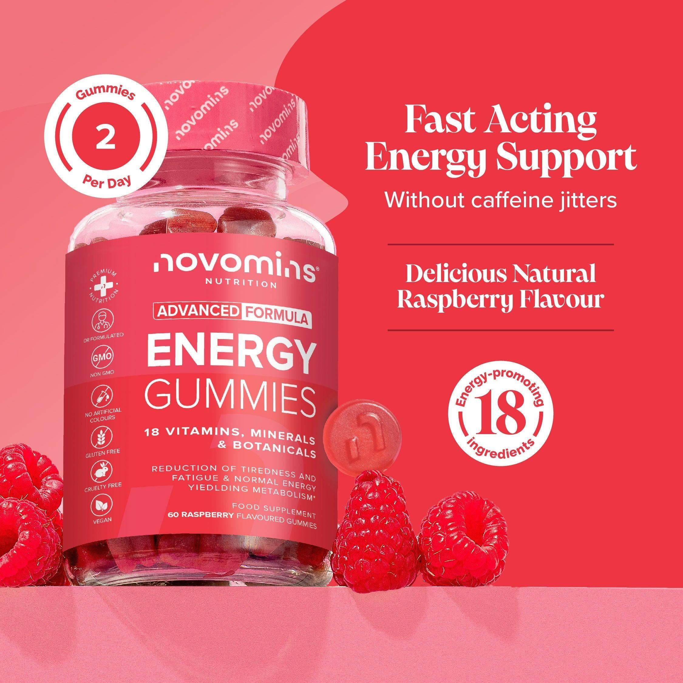 Novomins Energy Gummies- Lillys Pharmacy and Health Store