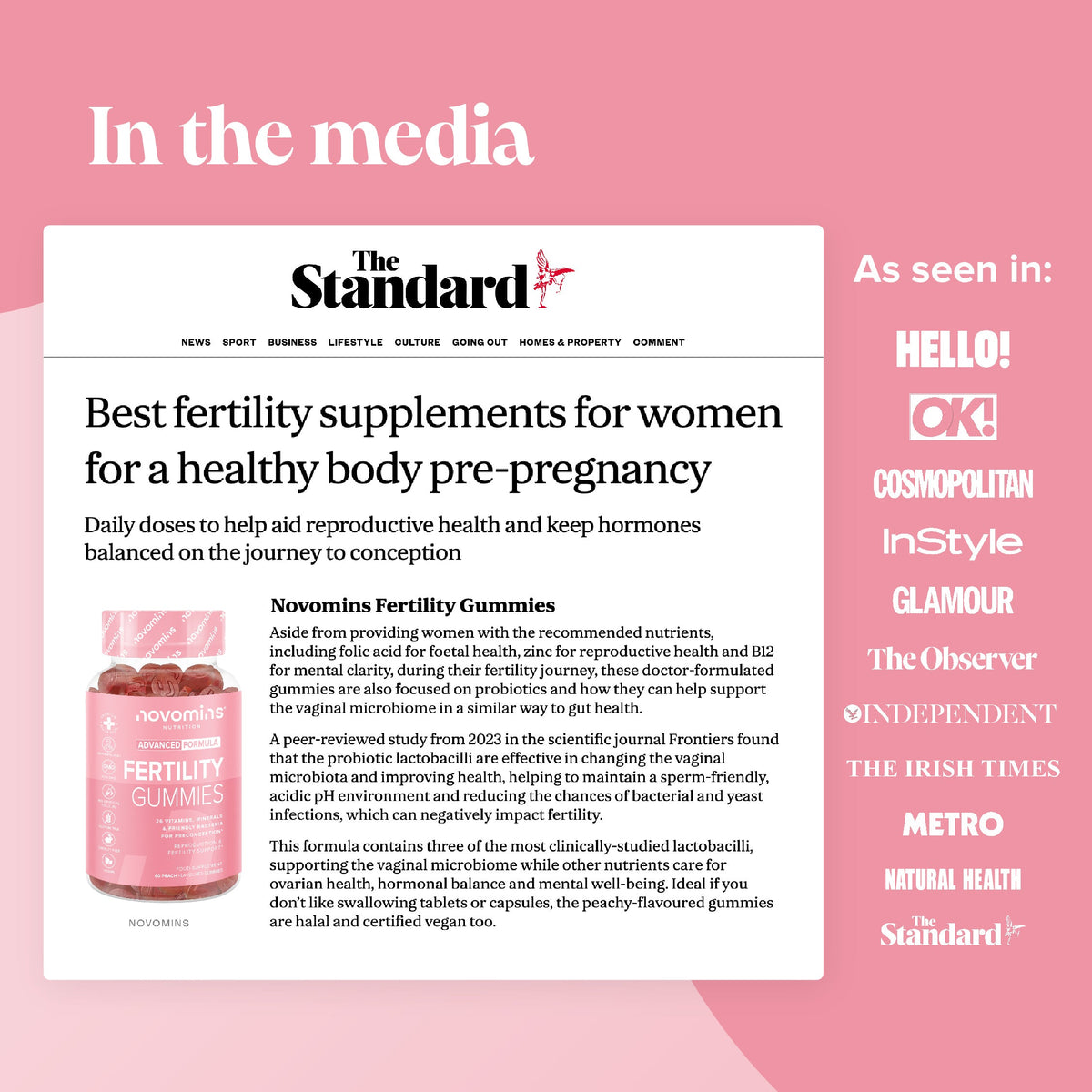 Novomins Fertility Gummies- Lillys Pharmacy and Health Store