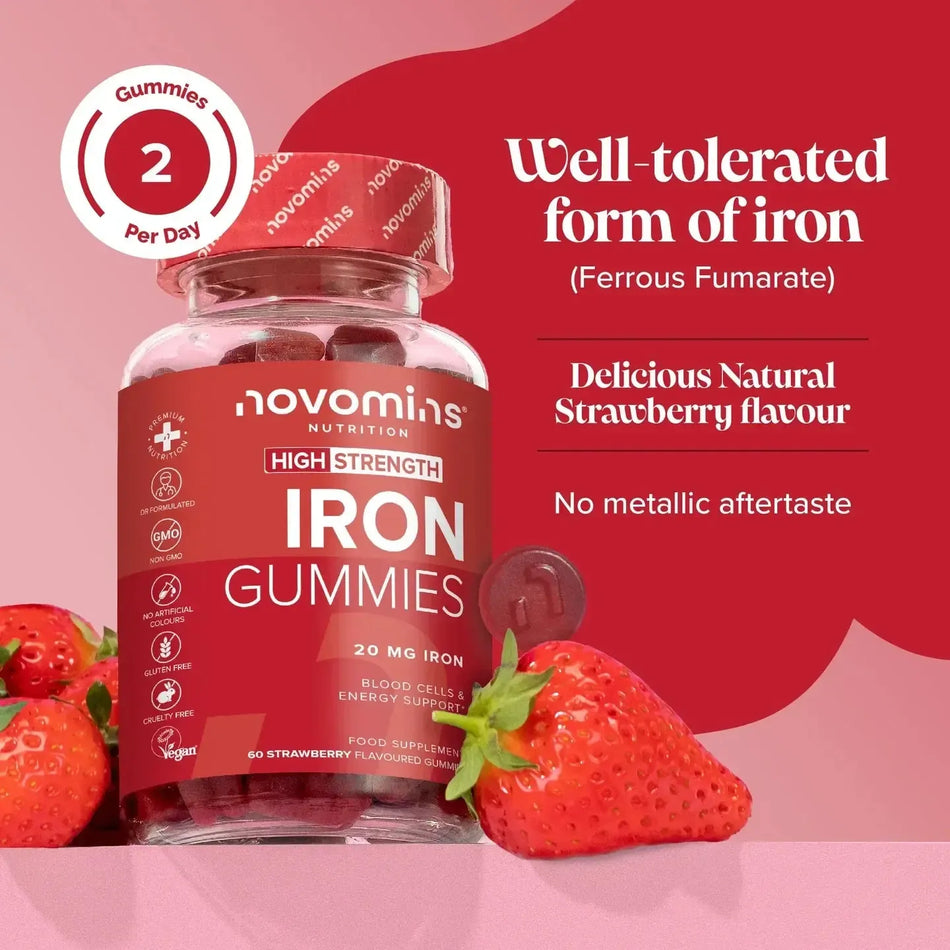 Novomins Iron Gummies- Lillys Pharmacy and Health Store