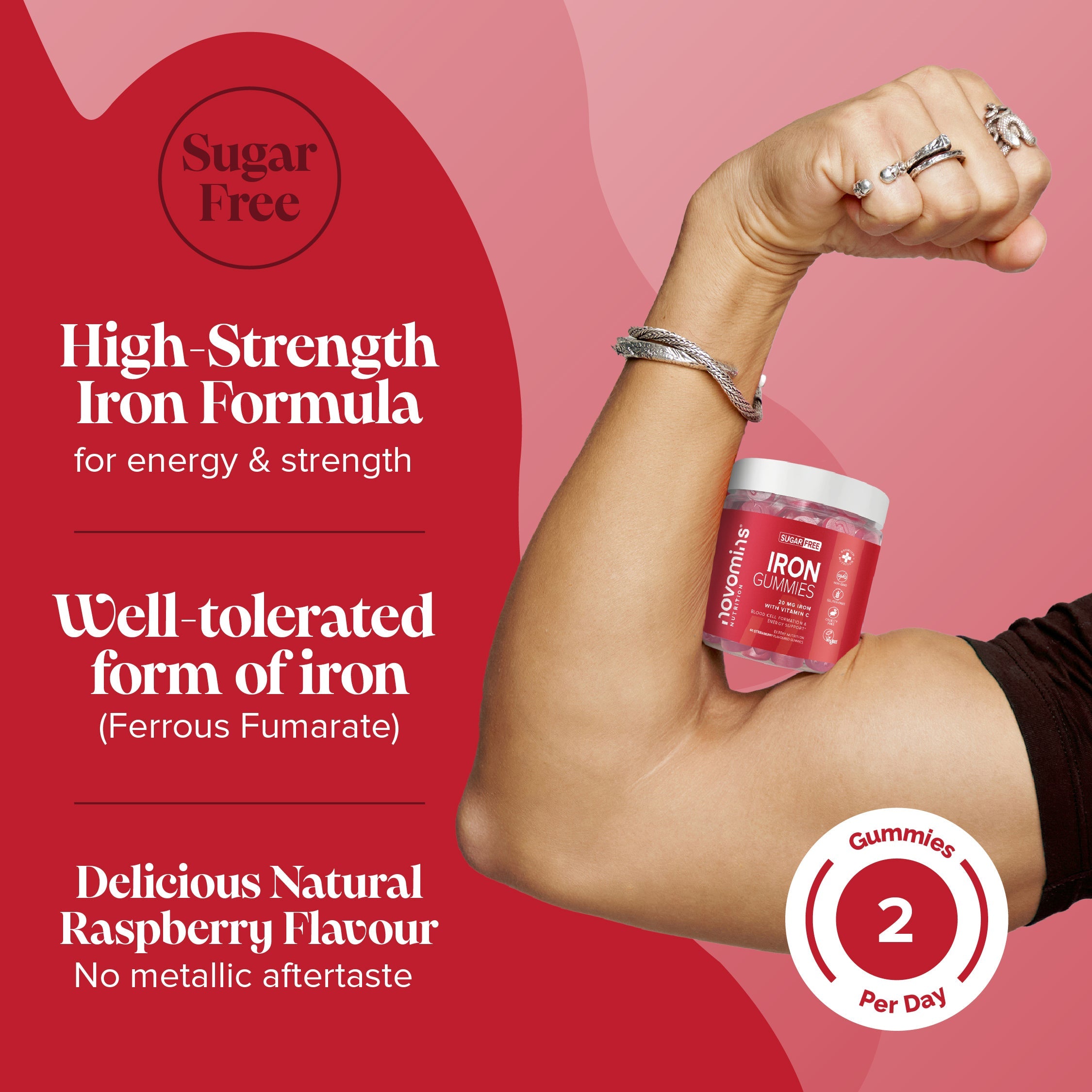 Novomins Iron Sugar-Free Gummies- Lillys Pharmacy and Health Store