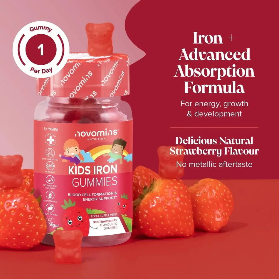 Novomins Kids Iron Gummies- Lillys Pharmacy and Health Store