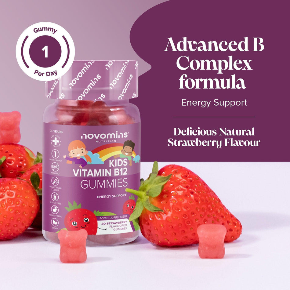 Novomins Kids Vitamin B12 Gummies- Lillys Pharmacy and Health Store