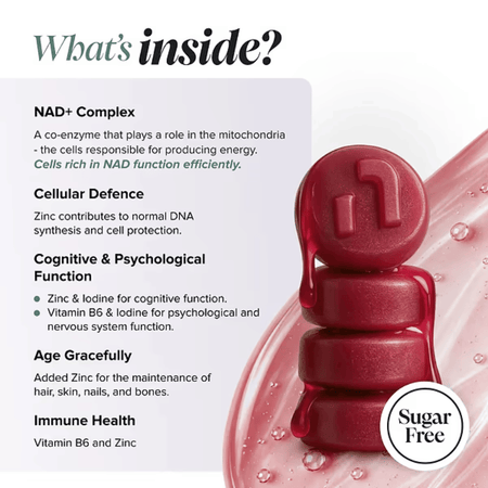 Novomins NAD+ Gummies 60's- Lillys Pharmacy and Health Store