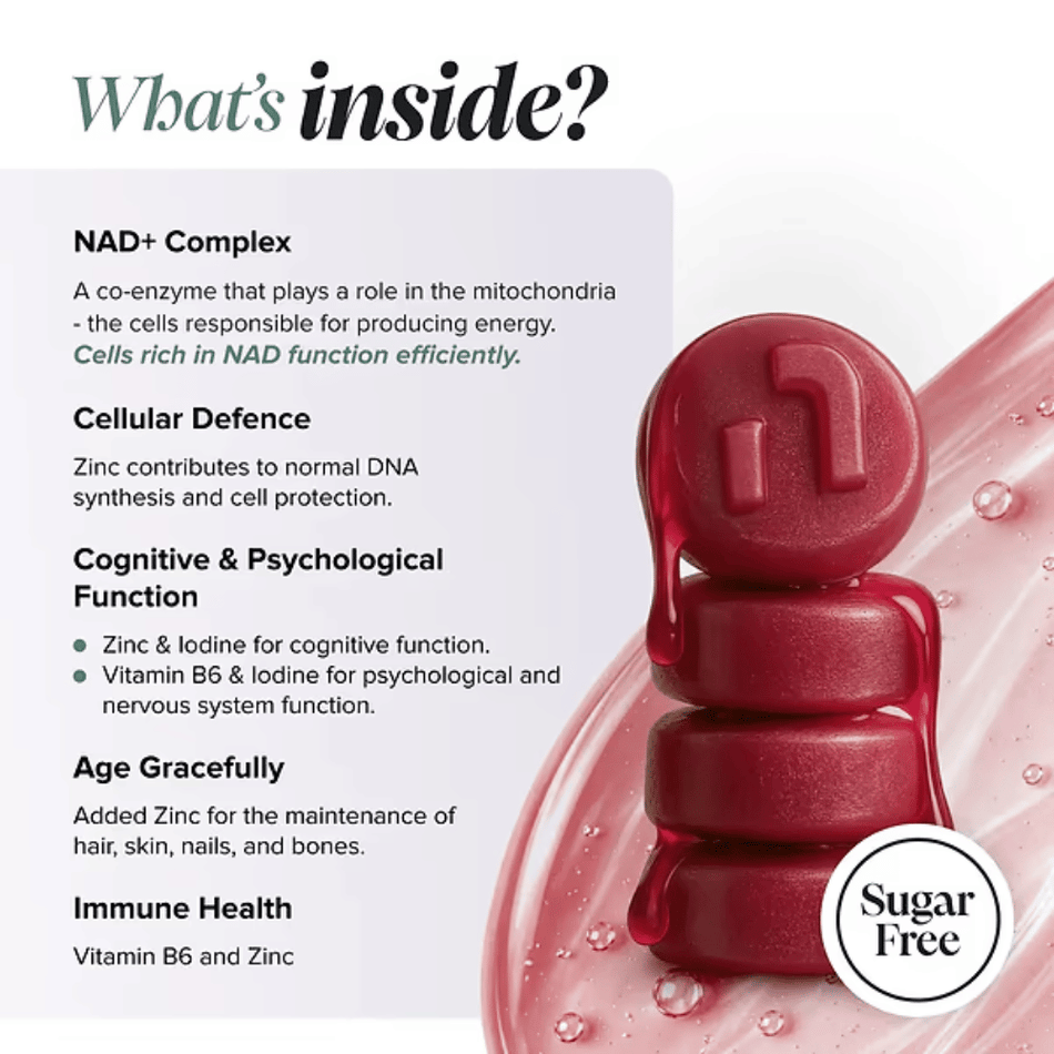 Novomins NAD+ Gummies 60's- Lillys Pharmacy and Health Store