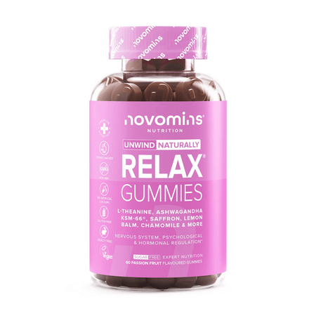 Novomins Relax Gummies 60's- Lillys Pharmacy and Health Store