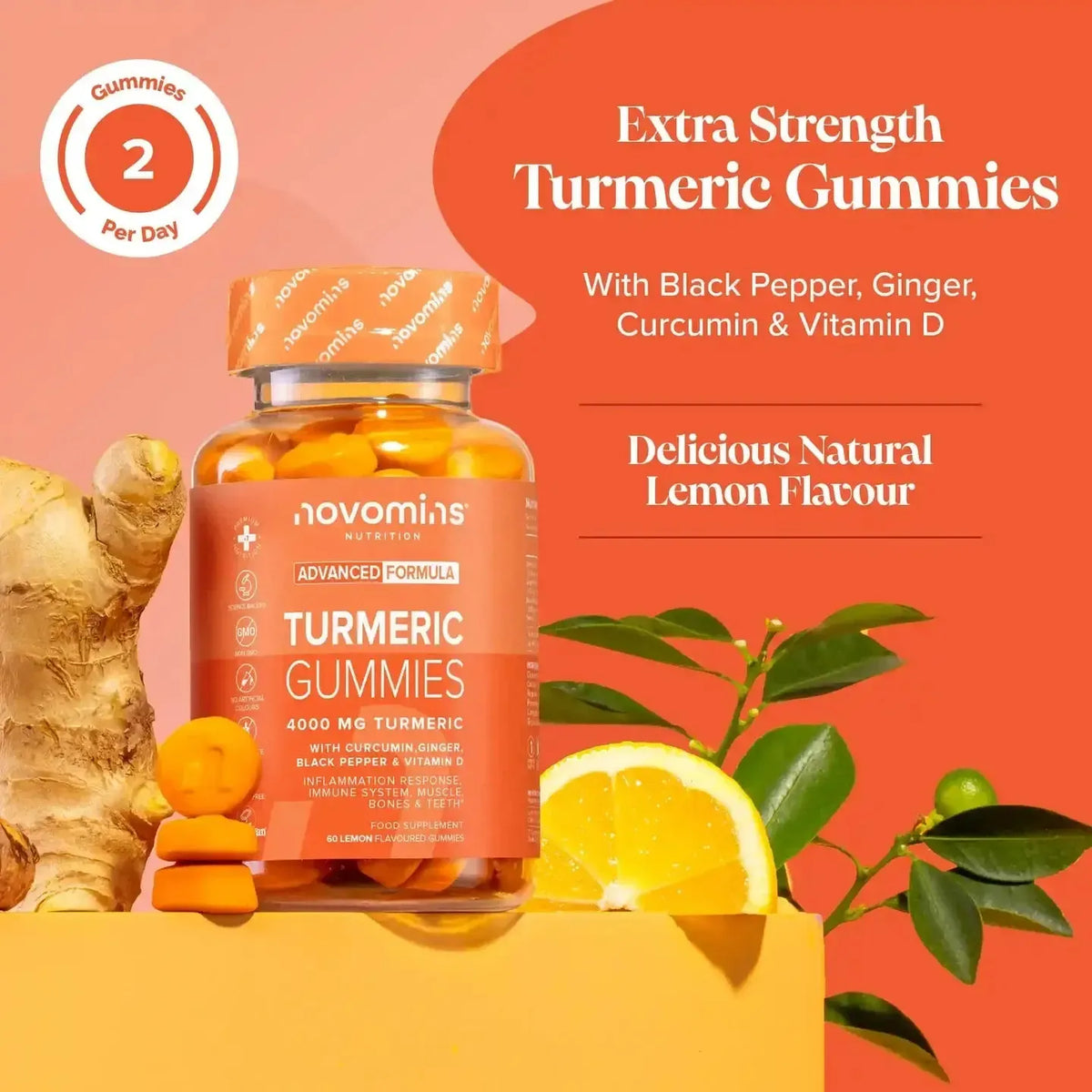 Novomins Turmeric Gummies- Lillys Pharmacy and Health Store