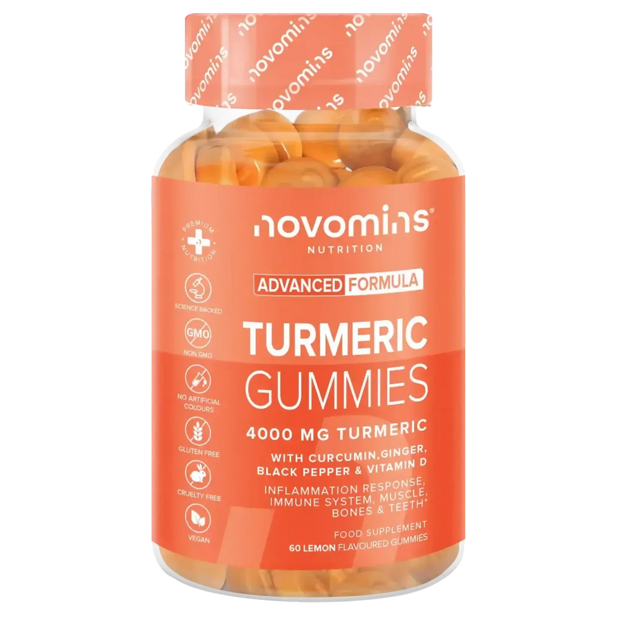 Novomins Turmeric Gummies- Lillys Pharmacy and Health Store