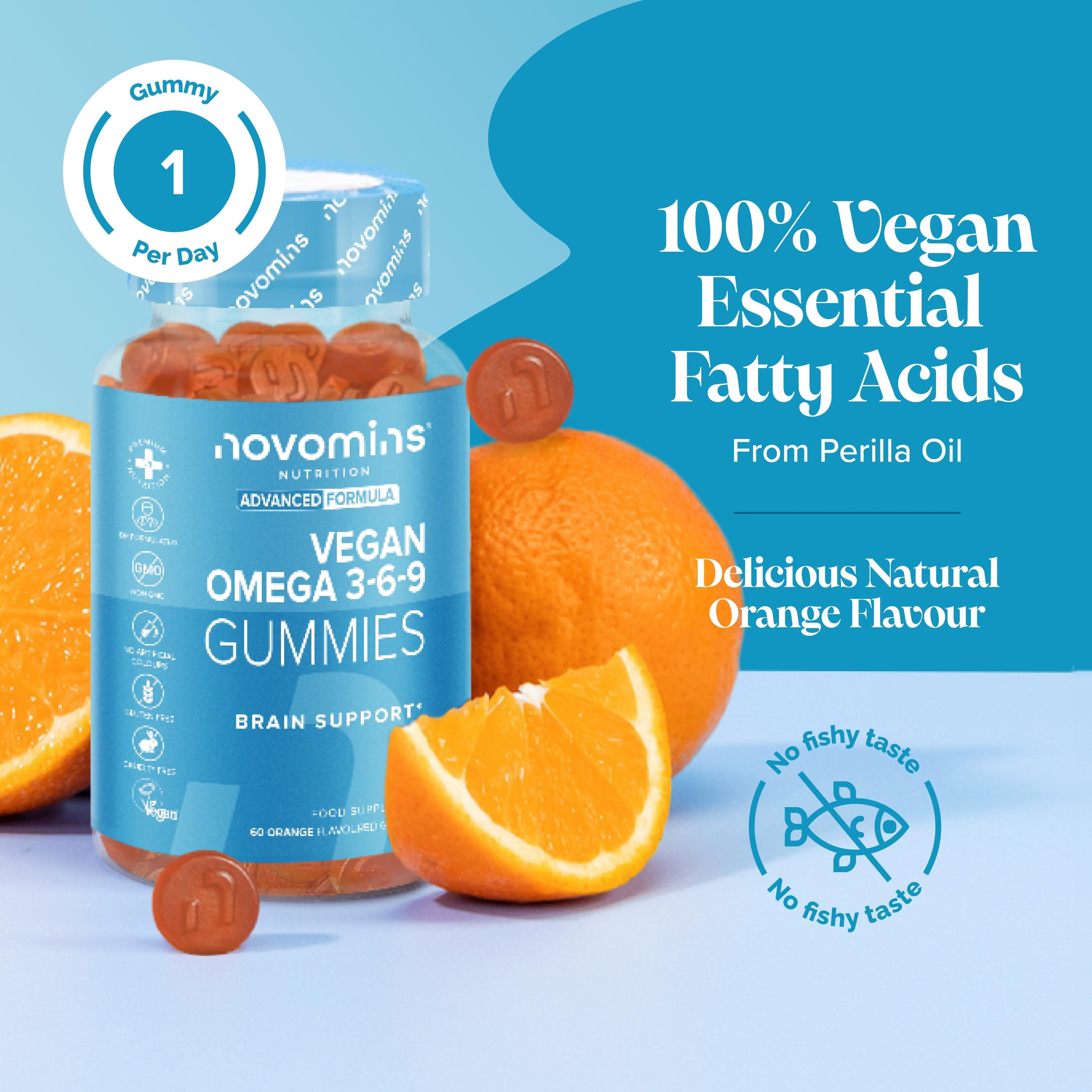 Novomins Vegan Omega 3-6-9 Gummies- Lillys Pharmacy and Health Store