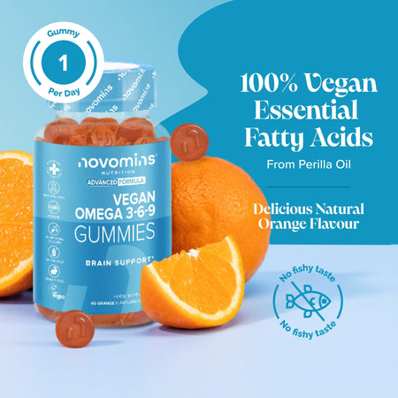 Novomins Vegan Omega 3-6-9 Gummies- Lillys Pharmacy and Health Store