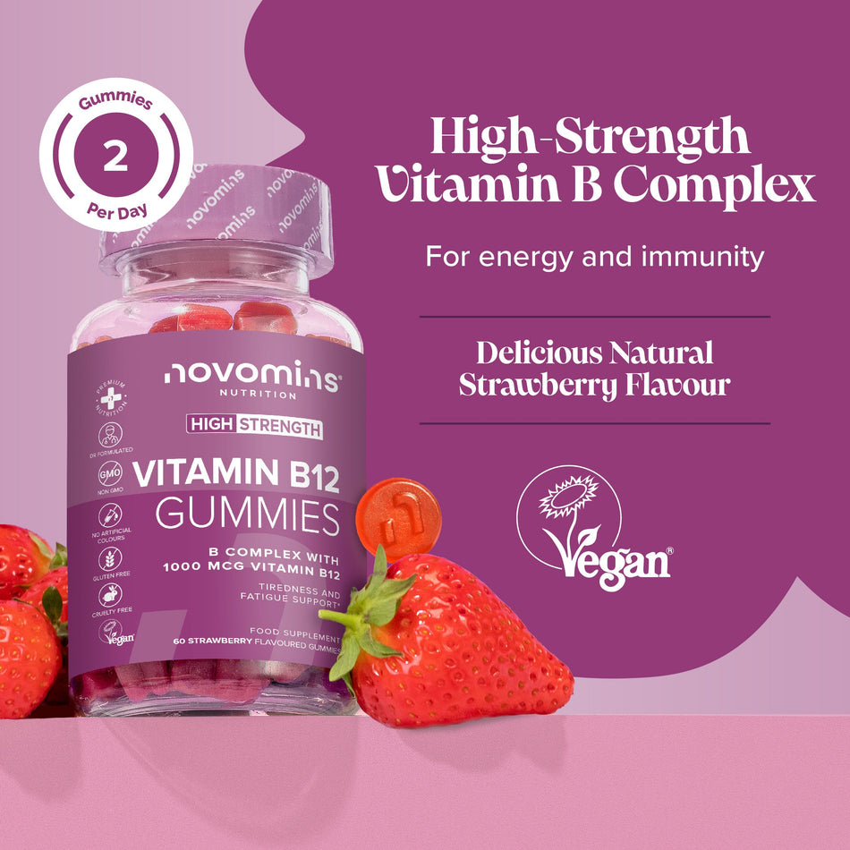 Novomins Vitamin B12 Gummies- Lillys Pharmacy and Health Store