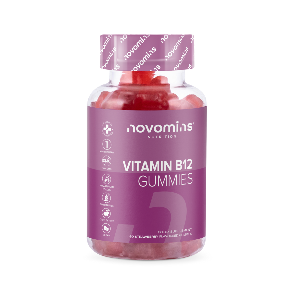 Novomins Vitamin B12 Gummies- Lillys Pharmacy and Health Store