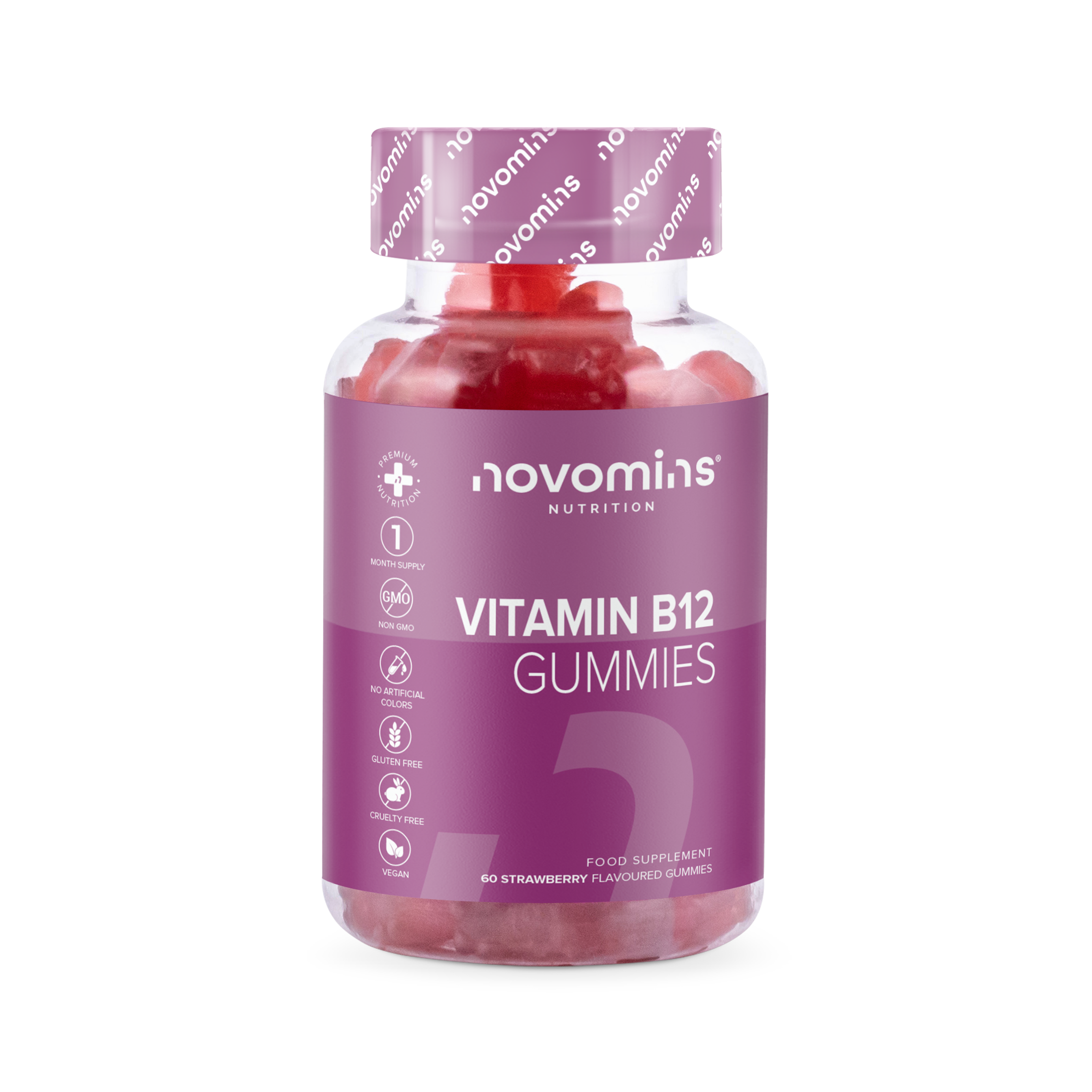 Novomins Vitamin B12 Gummies- Lillys Pharmacy and Health Store
