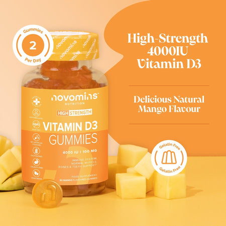 Novomins Vitamin D 3 Gummies- Lillys Pharmacy and Health Store