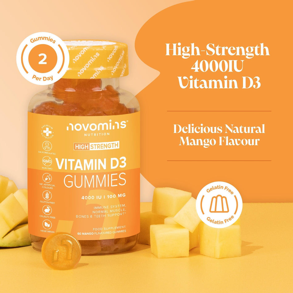 Novomins Vitamin D 3 Gummies- Lillys Pharmacy and Health Store