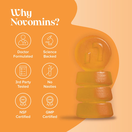 Novomins Vitamin D 3 Gummies- Lillys Pharmacy and Health Store