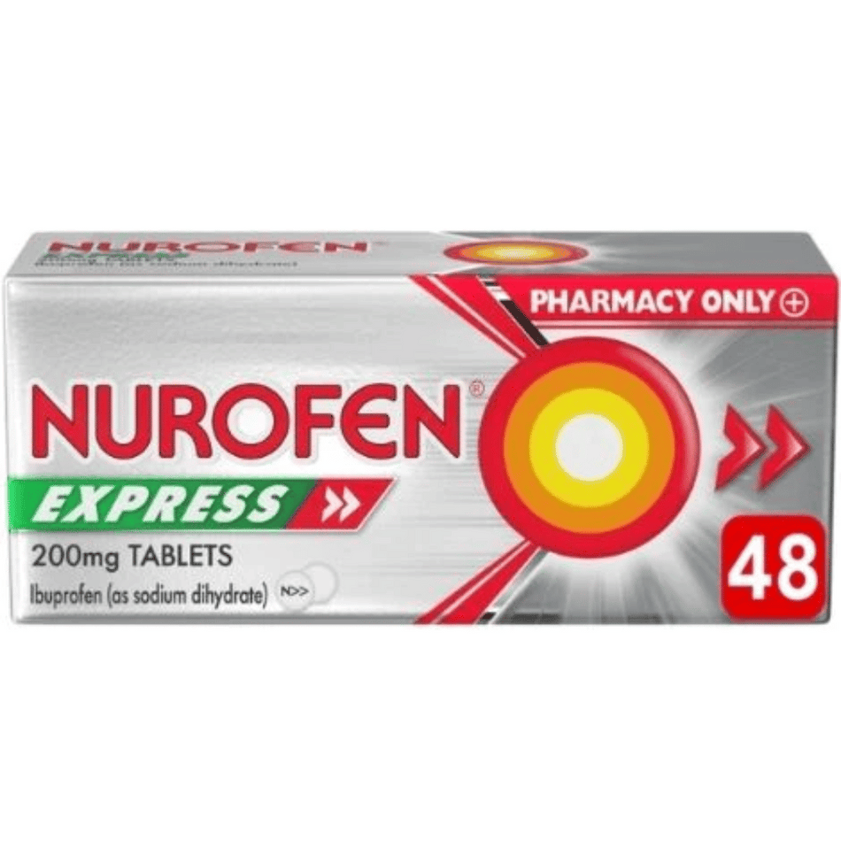 Nurofen Express 200mg Tablets 48's- Lillys Pharmacy and Health Store