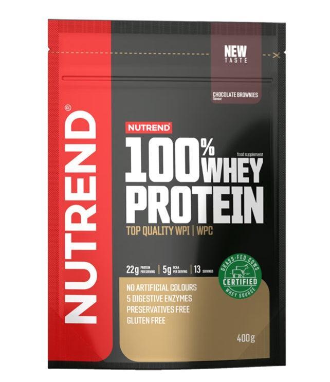 Nutrend 100% Whey Protein, Chocolate Brownies - 400g