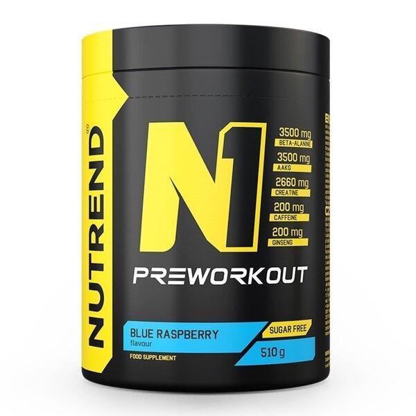 Nutrend N1 Pre - Workout, Blue Raspberry - 510g