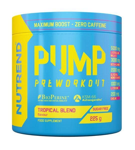 Nutrend Pump Pre - Workout, Tropical Blend - 225g